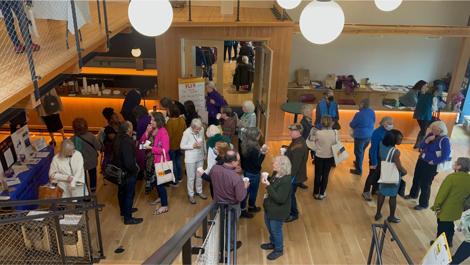 WriteAngles 2024 - Conference delegates mingle in between sessions